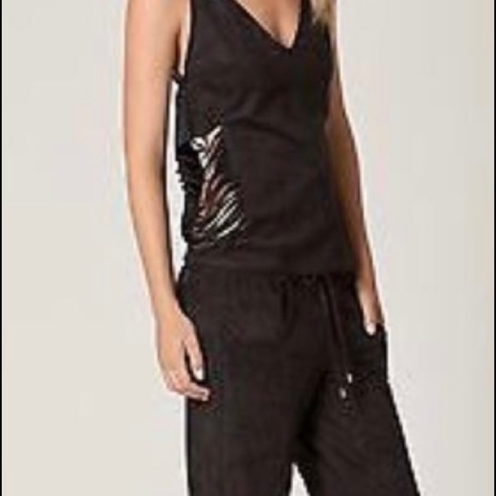 Liberty Garden Faux Suede Top